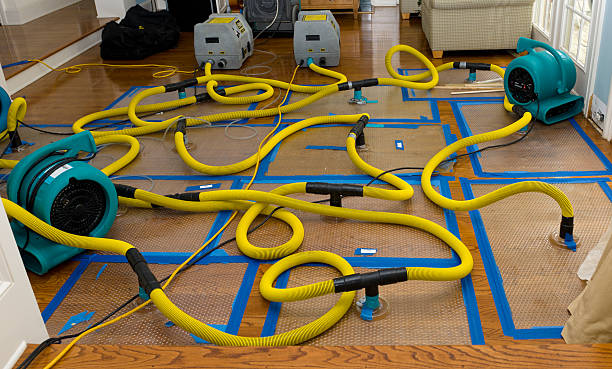 Water damage restoration process in Leadwood, MO